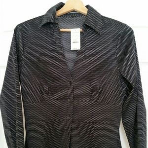 Express Long Sleeve Button Down Shirt - Size M